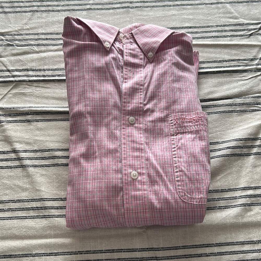 Men’s western long sleeve button up shirt